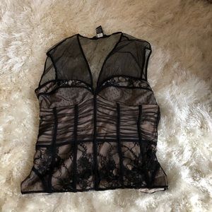 Moda sheer shirt
